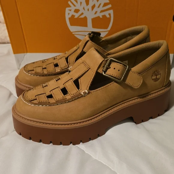 Timberland Women's Stone Street Platform Buckle Shoe NIB - Picture 3 of 12